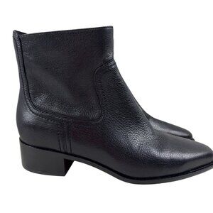 Cole Haan Nala Women's Bootie Ankle Boot Black Leather Heeled Western Size 7 NEW
